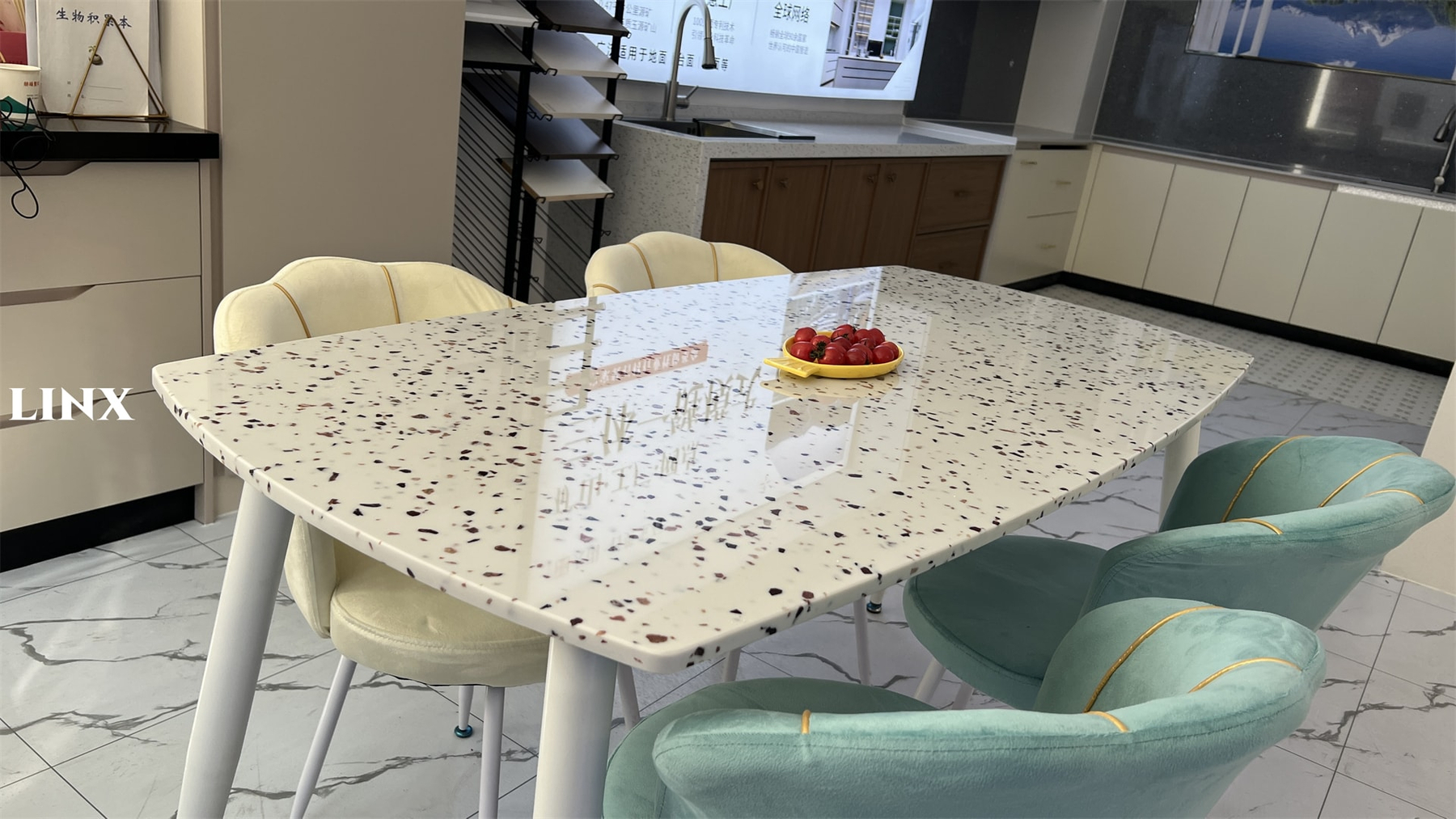 Jade Stone White Big Grain 3 Linx Surfaces