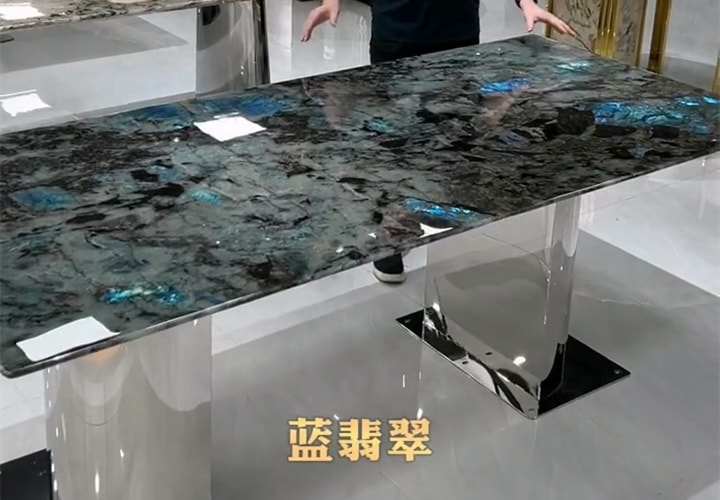 Blue Jade Luxury Stone Table