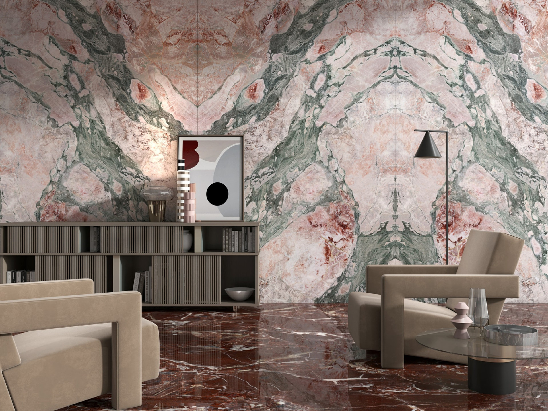LXAG178 Seasons Pink Walls Sintered Stone Linx Surfaces