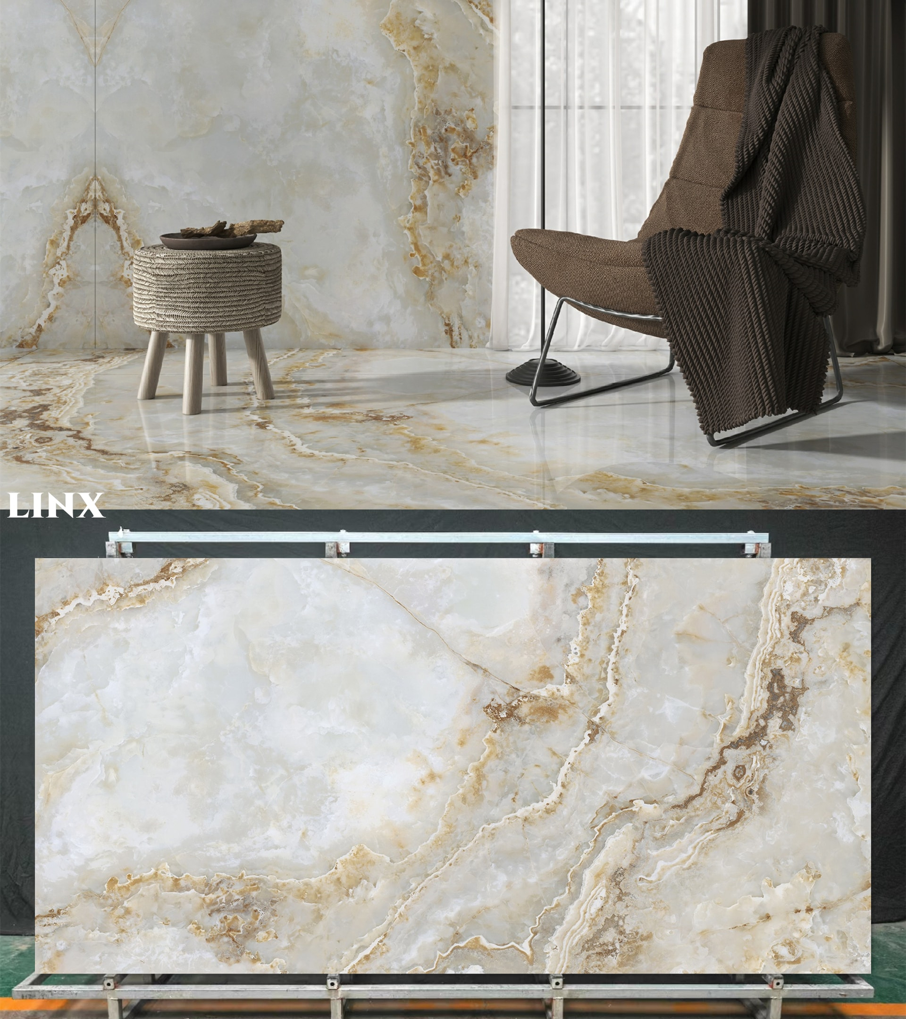 LXAG181 Imperial JadeNew Sintered Stone Linx Surfaces