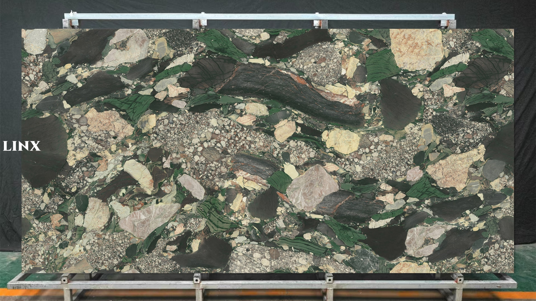 LXCG175 Seasons Green Sintered Stone - Linx Surfaces