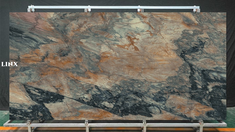 LXG179 Phantom Gilded Feature Sintered Stone Linx Surfaces