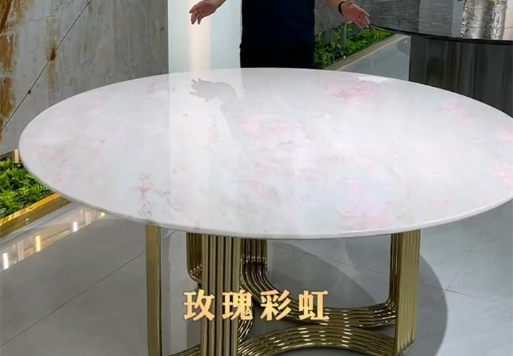 Rose Rainbow Luxury Stone Table