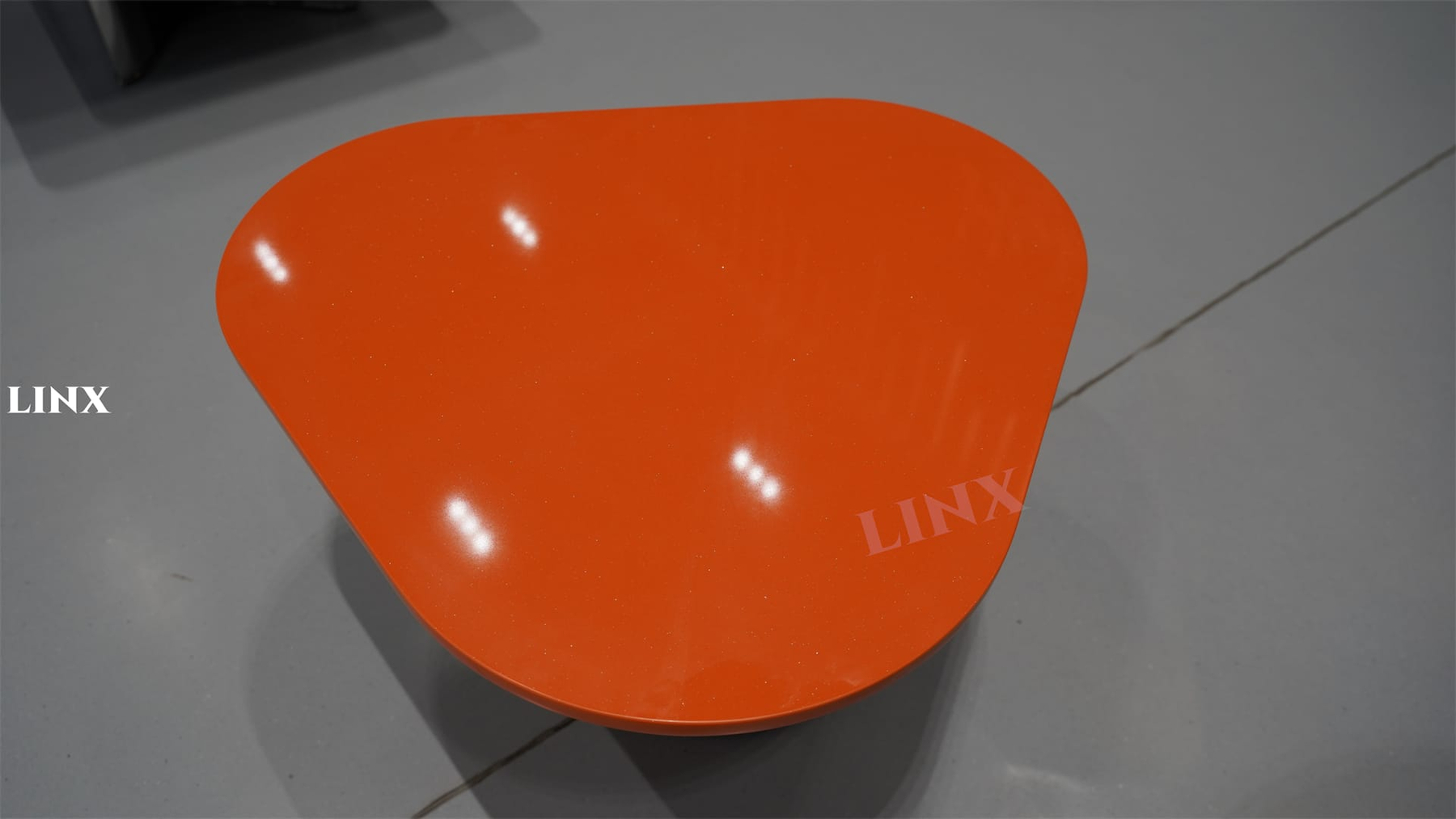 Bright Orange Quartz Jade Stone Tables (2)