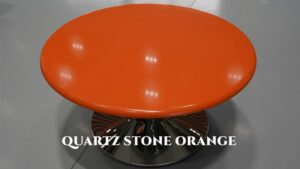 Surprise Orange Quartz Jade Stone Tables Feature