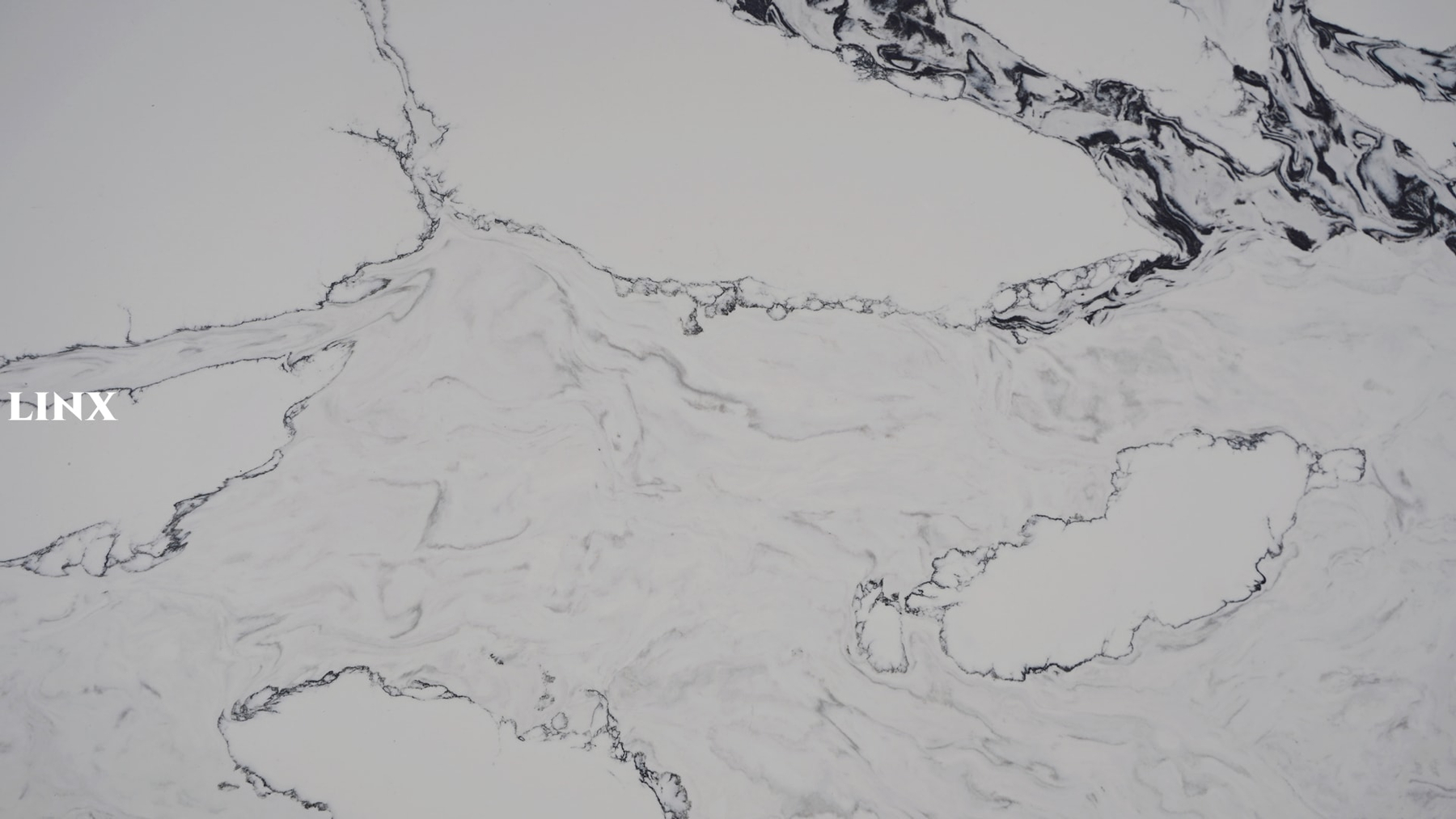 LX9043 CALACATTA WHITE QUARTZ STONE DETAIL 4 LINX SURFACES