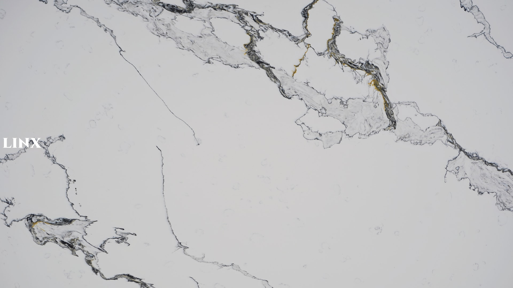 LX9048 CALACATTA WHITE QUARTZ STONE DETAIL 4 LINX SURFACES