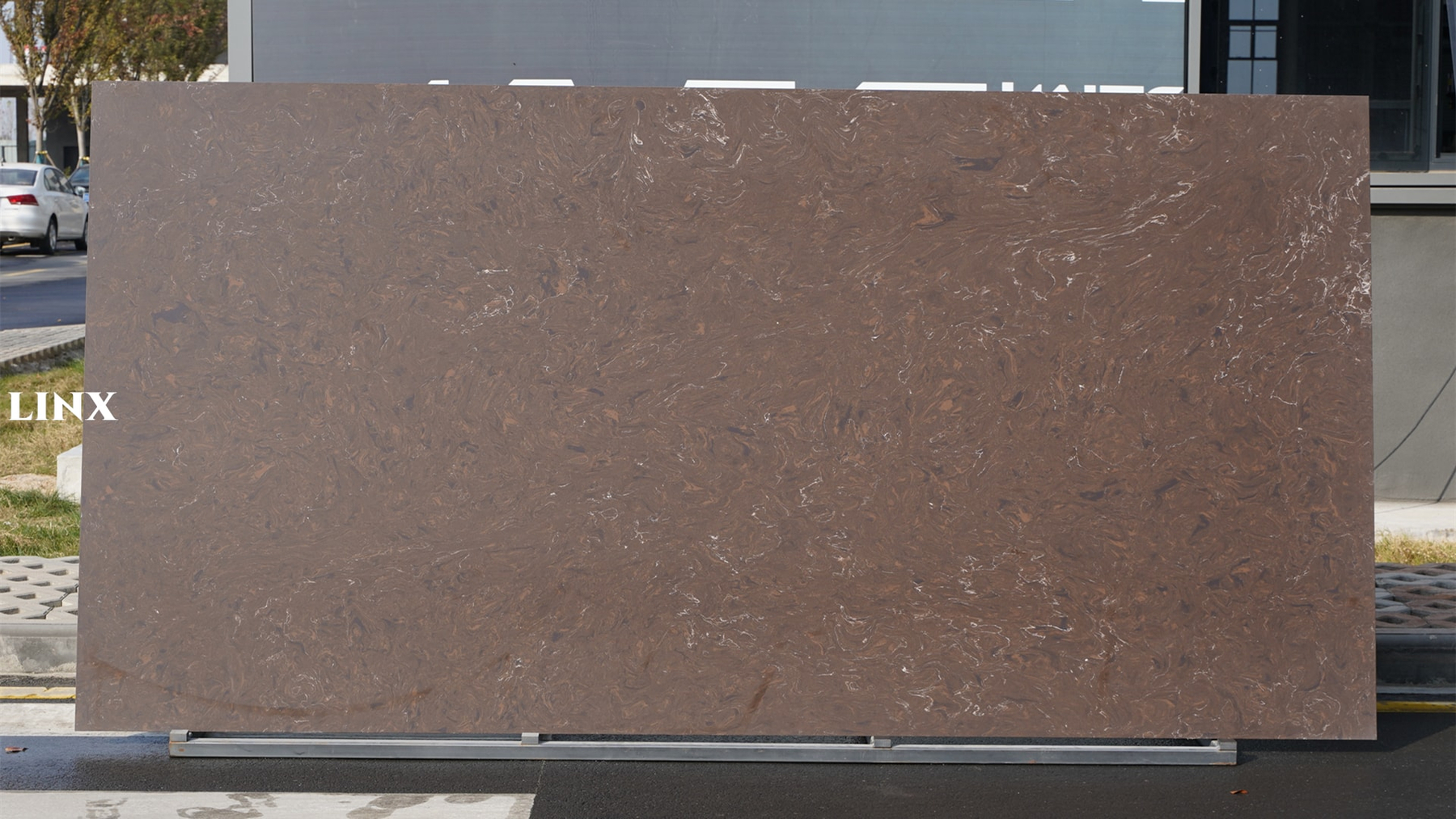 LXM9032 TEA PARTY LEATHER SURFACE OUTDOOR PIC 1 JADE STONE LINX SURFACES