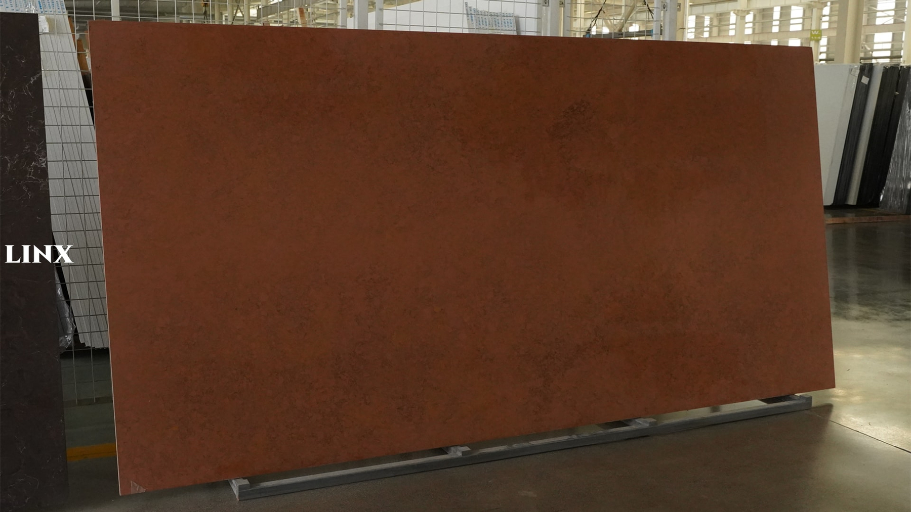 LXM9033 NEW RUST LEATHER SURFACE 1 JADE STONE LINX SURFACES