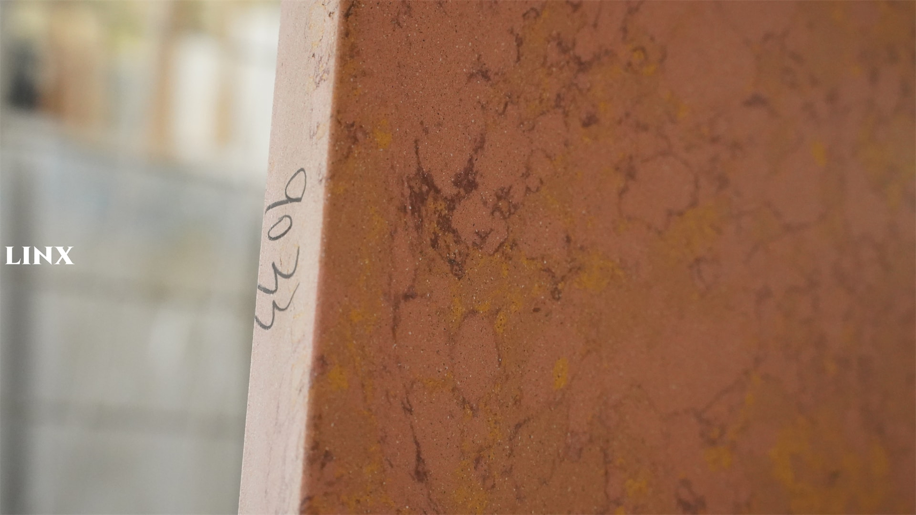 LXM9033 NEW RUST LEATHER SURFACE DETAIL 5 JADE STONE LINX SURFACES