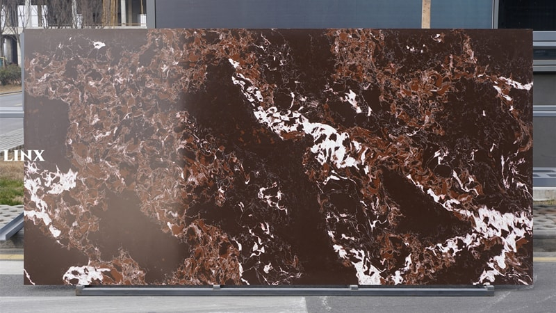 LXM9040 RED EMOTION JADE STONE FEATURE LINX SURFACES