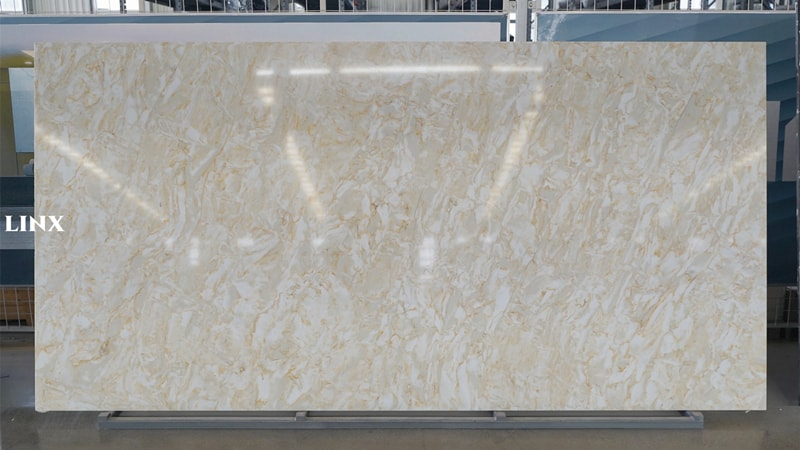 LXM9053 GOLDEN FLOW JADE STONE FEATURE LINX SURFACES
