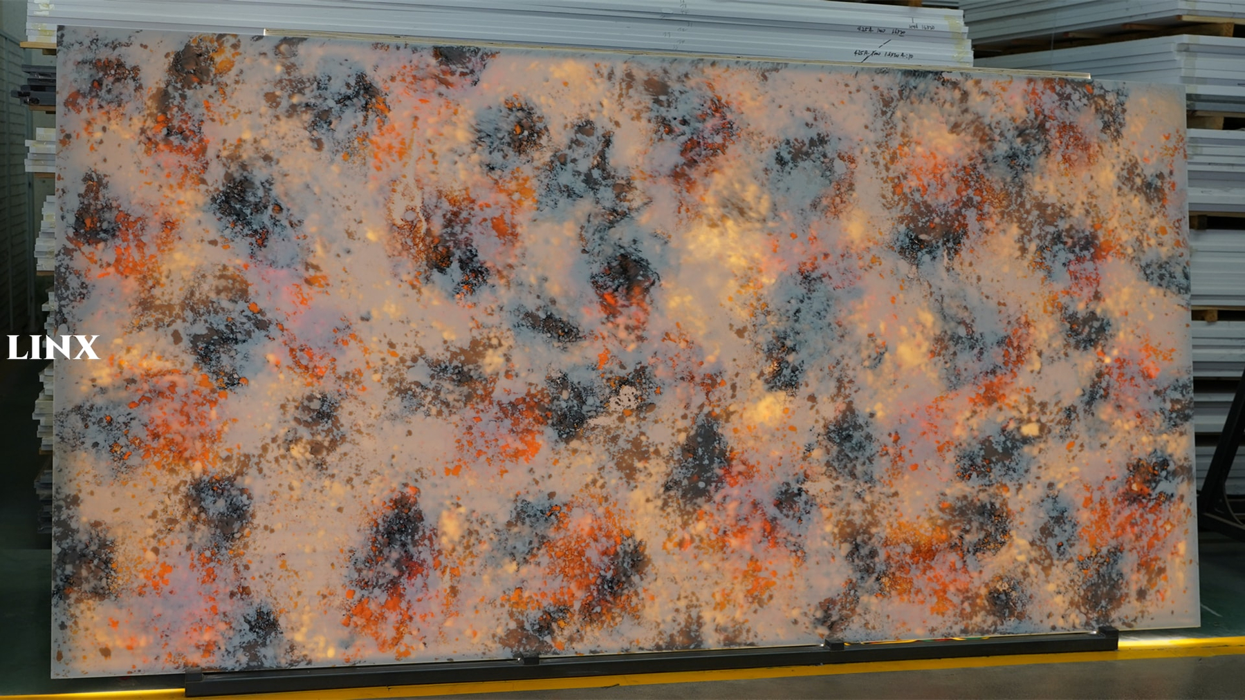 LXM9062 GLOWING NEBULA JADE STONE BACK LIGHT EFFECT 1 LINX SURFACES