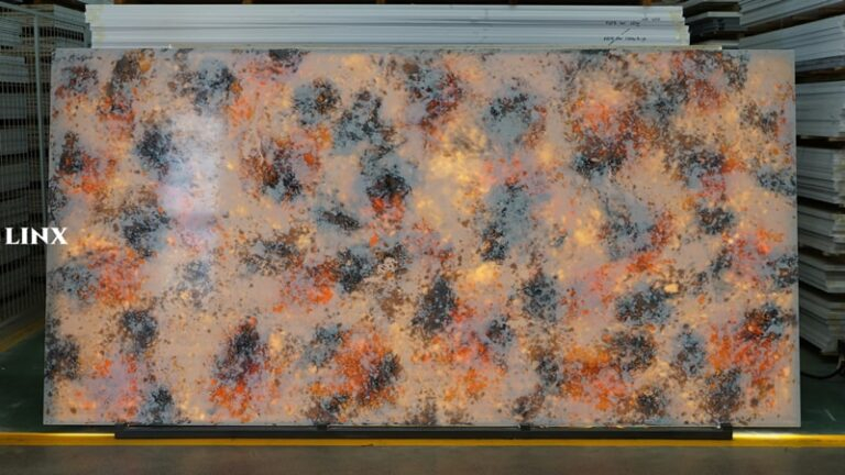 LXM9062 GLOWING NEBULA JADE STONE BACK LIGHT EFFECT FEATURE LINX SURFACES