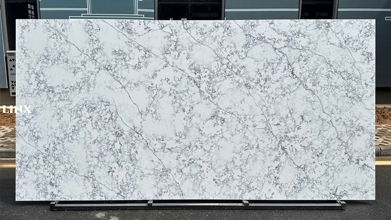 LXM9072 WHITE HAZE JADE STONE LINX SURFACES FEATURE