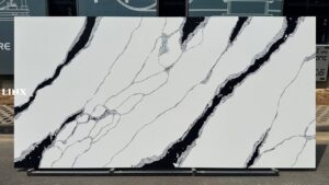 LXM9078 CALACATTA WHITE JADE STONE LINX SURFACES FEATURE