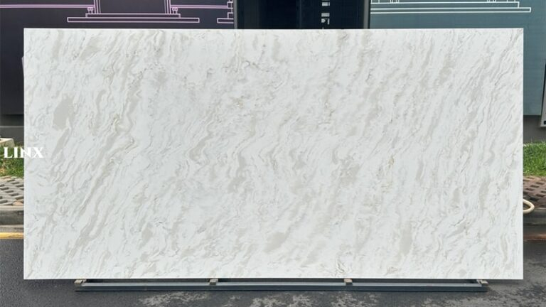 LXM9080 SOME FLOWING JADE STONE LINX SURFACES FEATURE