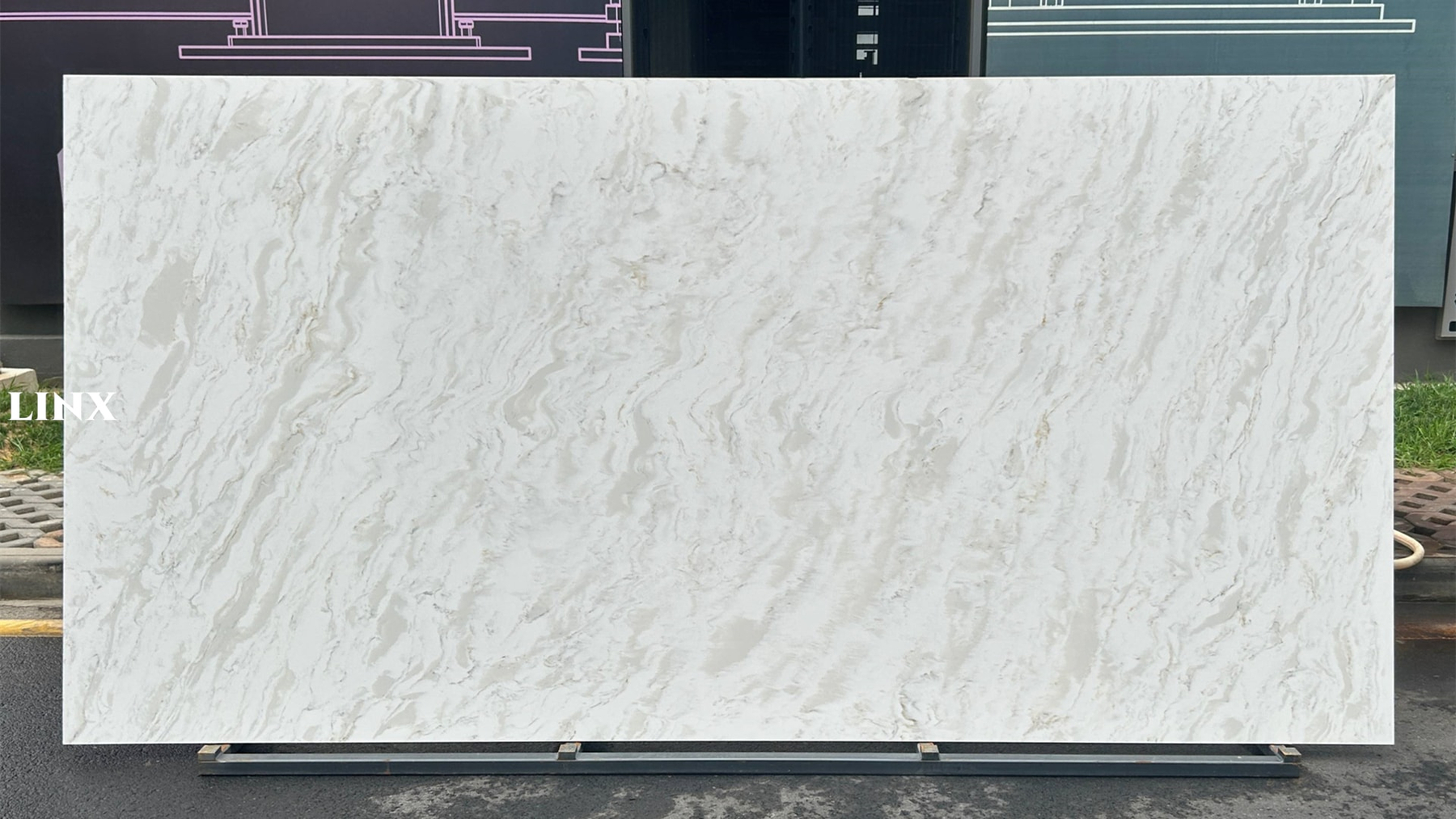 LXM9080 SOME FLOWING JADE STONE LINX SURFACES